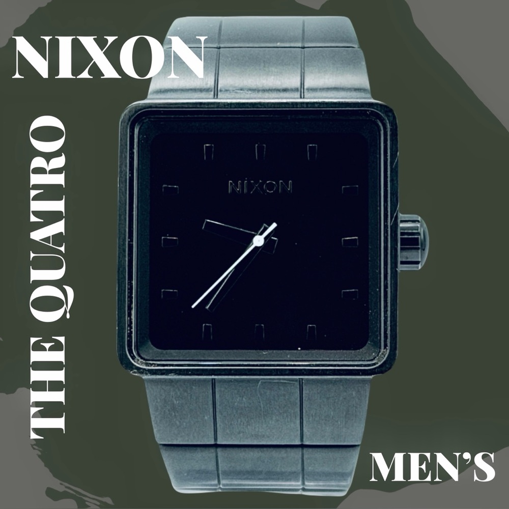 Used Nixon - The Quatro All Black Men's Watch